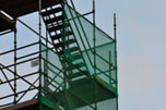 Mesh scaffold cover